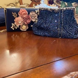 Navy blue handbags $30 each